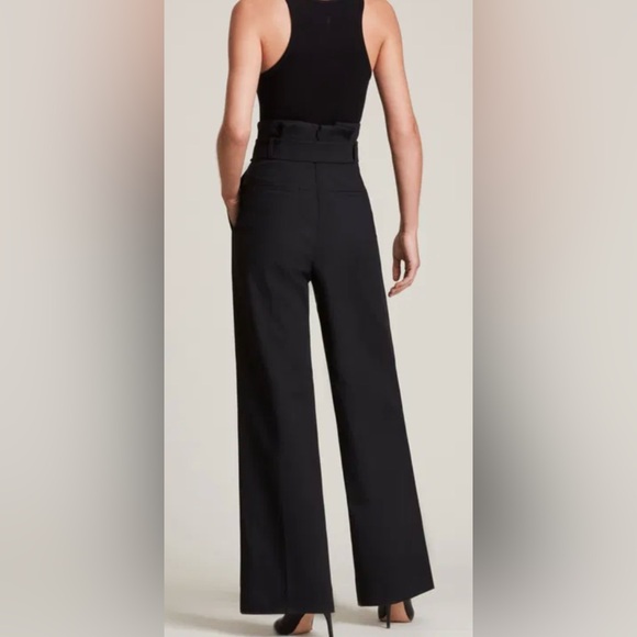 All Saints Black High-Waisted Pants - Picture 2 of 10